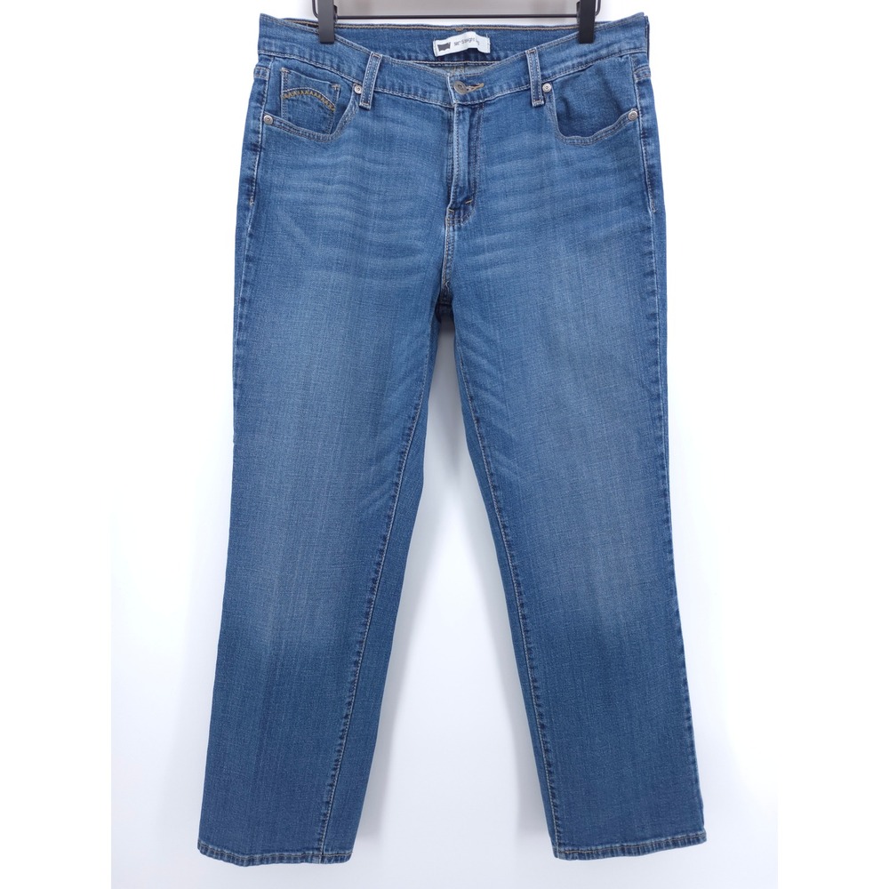 Levi's Womens Jeans 505 Straight Leg 32x28.5 Medium Wash Blue Classic‎ Denim